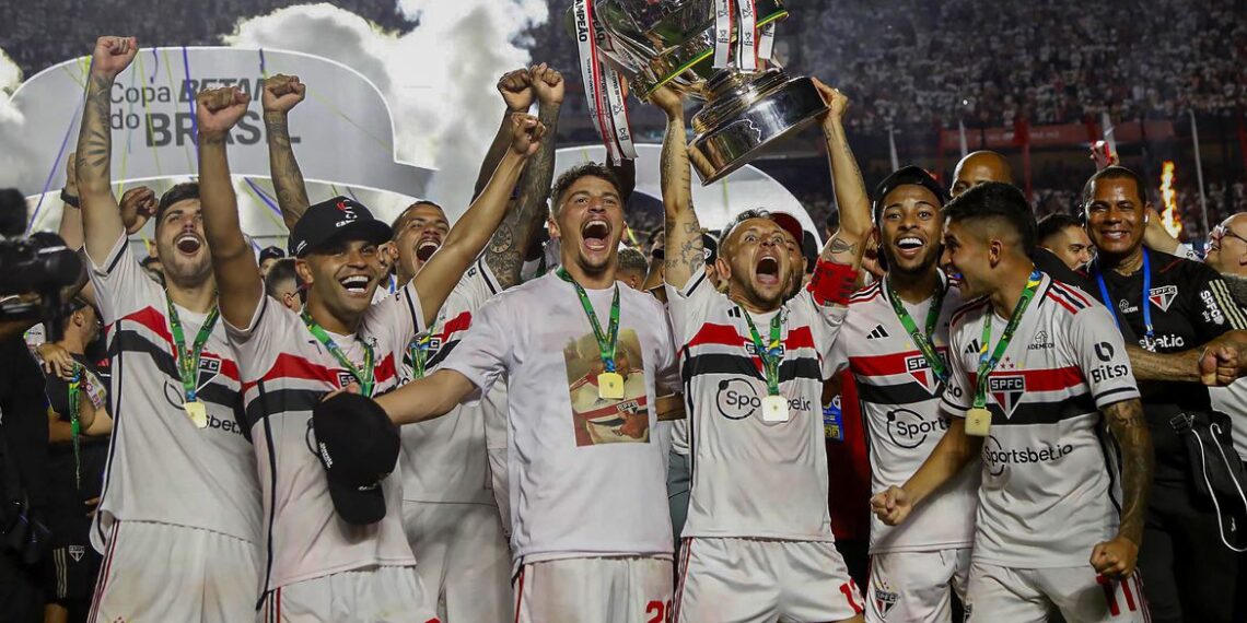 São Paulo (RJ) 25/09/2023 -  São Pauo Futebo Clube campeão da Copa Brasil 2023.
Foto: Wesley Santos/São Paulo FC/Divulgação