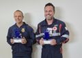 Foto: Divulgação - PMF - Marcos e Leandro (dir.) foram a dupla vencedora do campeonato promovido pelo SAMU.